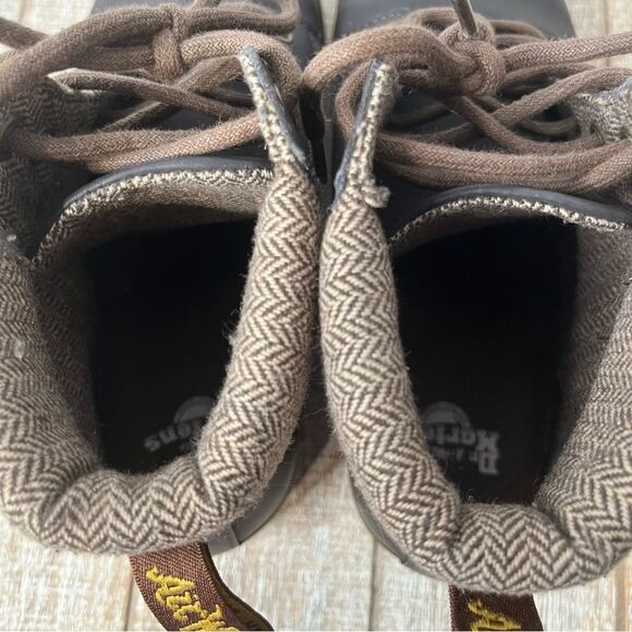 Dr Martens Maelly Air Wair Leather Padded Lace Up Boots Size 6 - Picture 9 of 11